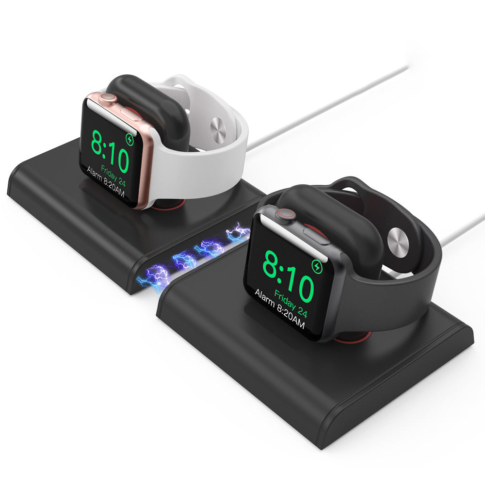 AHASTYLE PT117-2 For Apple Watch Dual Dock Charging Stand Base Smartwatch Charger Holder AHASTYLE PT117-2 For Apple Watch Dual Dock Charging Stand Base Smartwatch Charger Holder